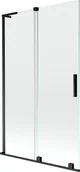 Parawany nawannowe - Mexen Velar L parawan nawannowy 2-skrzydłowy rozsuwany 110 x 150 cm, transparent, czarny - 896-110-003-01-70 - miniaturka - grafika 1