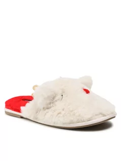 Klapki i japonki damskie - Vero Moda Kapcie Vmthea Slippers 10250348 Beżowy - grafika 1