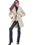 Kurtki damskie - Heine Płaszcz przejściowy w kolorze beżowym - miniaturka - grafika 1