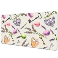 Podkładki na biurko - Mata ochronna na biurko Serca i pierniki 120x60 cm - miniaturka - grafika 1