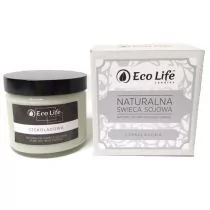 Świece - Eco Life Naturalna świeca sojowa czekoladowa 450 g - grafika 1