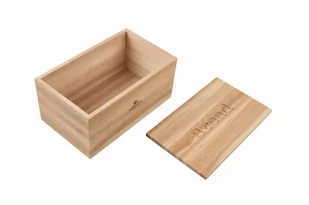 Chlebak drewniany NATUR - Pojemniki kuchenne - miniaturka - grafika 2