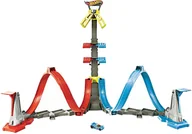 Tory, garaże, parkingi - Skok zwycięzcy zestawu Hot Wheels (GRW39) - miniaturka - grafika 1