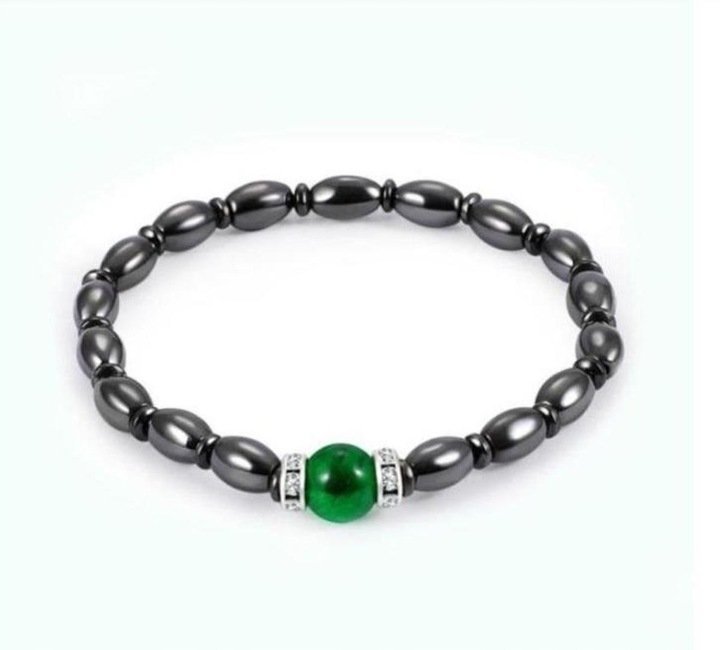 BRANSOLETKA ZDROWOTNA MAGNETYCZNA HEMATYT!