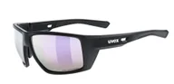 Okulary przeciwsłoneczne - Okulary przeciwsłoneczne UVEX Mtn Venture CV black matt/mirror pink WYSYŁKA W 24H 30 DNI NA ZWROT - miniaturka - grafika 1