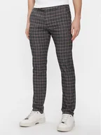 Spodnie męskie - Bugatti Chinosy 4890 26346 Brązowy Modern Fit - miniaturka - grafika 1