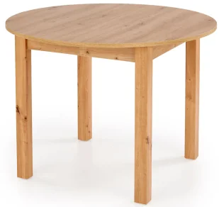 Skandynawski Okrągły Stół Rozkładany Dąb Artisan K9-M42 - Stoły - miniaturka - grafika 1
