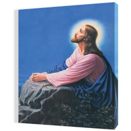 Obraz religijny Jezus Chrystus w Ogrójcu - Ikony i obrazy sakralne - miniaturka - grafika 1