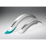 Błotniki rowerowe - Błotniki Simpla KIDO SHORT 16" P+T biało/morski - miniaturka - grafika 1