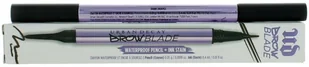 Kredka do brwi dwustronny Urban Decay Brow Blade Eyebrow Pencil Dark Drapes 0.05 g + 0.4 ml (3605972008213) - Akcesoria i kosmetyki do stylizacji brwi - miniaturka - grafika 1