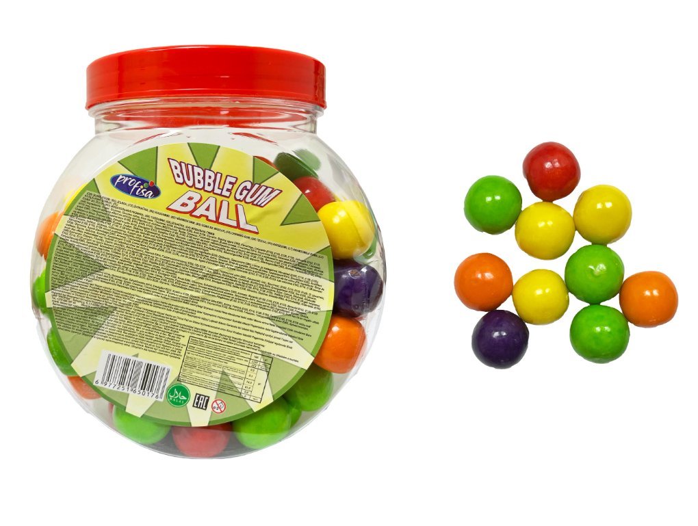 Gumy balonowe kulki Bubble Gum Ball 100szt 900g