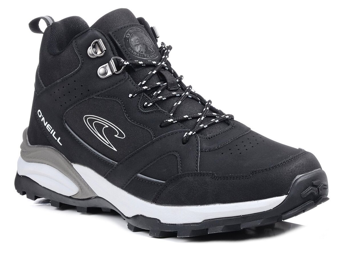 Buty trekkingowe męskie sportowe za kostkę czarne O'Neill Stratton Mid-45