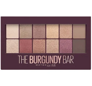 Maybelline THE BURGUNDY BAR EYESHADOW PALETTE - Paleta 12 cieni do powiek MAYBEPCPO-01 - Cienie do powiek - miniaturka - grafika 2