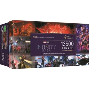 TREFL Prime Unlimited Fit Technology Ultimate Collection Marvel 81024 (13500 elementów) - Puzzle - miniaturka - grafika 1
