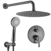 Zestawy prysznicowe - Rea Zestaw natryskowy podtynkowy Rea Ontario Tytan + BOX - miniaturka - grafika 1