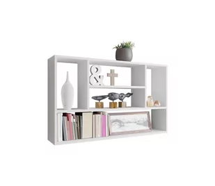 Półka ścienna PAPIKO 60x100 cm biała - Półki do salonu - miniaturka - grafika 1