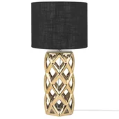 Lampy stojące - Beliani Lampa stołowa złota 71 cm SELJA - miniaturka - grafika 1