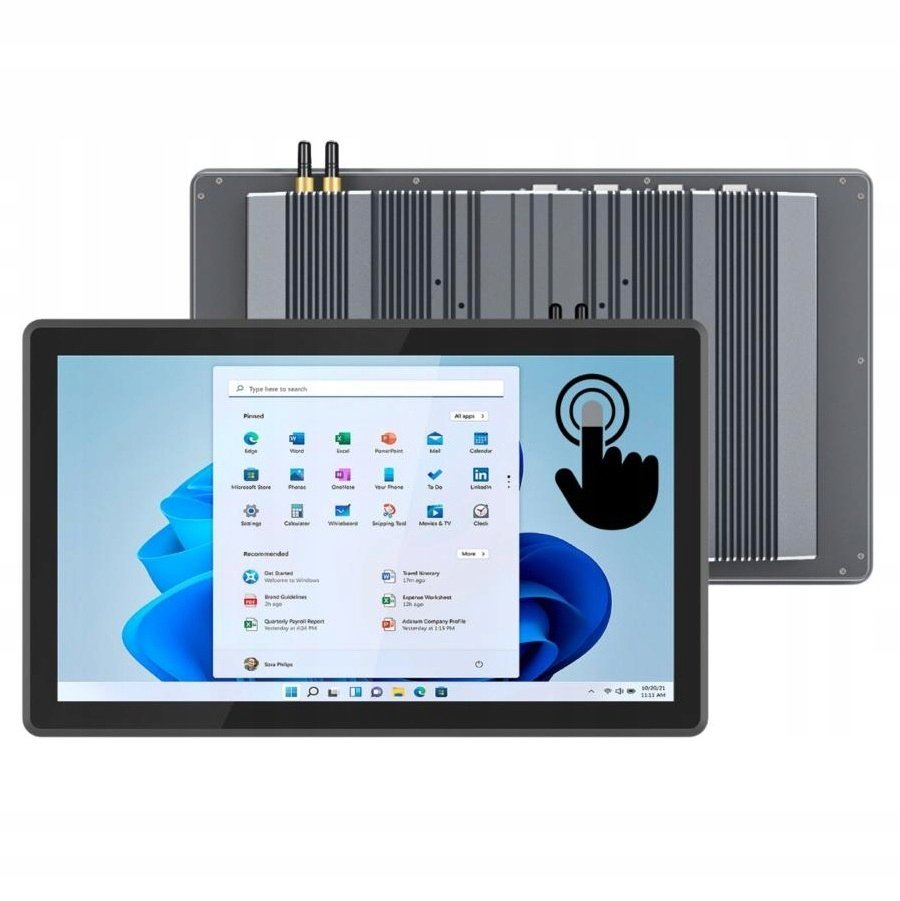 Komputer panelowy SAG300-15 15,6″ i5-4200U 16GB/120GB SSD GPIO RS232/485