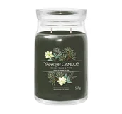 Świece - Yankee Candle Siver Sage & Pine Signature Jar Świeca zapachowa 567 g - miniaturka - grafika 1