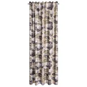 Zasłony - Zasłona 140 x 270 Dekoracyjna Velvet Lotos Beż+Zie - miniaturka - grafika 1