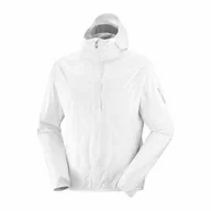 Kurtki i kamizelki sportowe damskie - Kurtka Salomon Bonatti Waterproof White - miniaturka - grafika 1