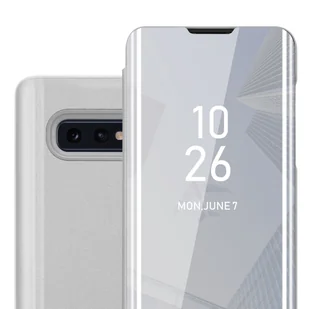 Pokrowiec Do Samsung Galaxy S10e w Etui SREBRNY AGAT  Case Cover Obudowa Ochronny Cadorabo - Etui i futerały do telefonów - miniaturka - grafika 1