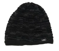 Czapki damskie - CZAPKA ZIMOWA MEL produkt polski czarno-szara - miniaturka - grafika 1