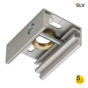SLV SPOTLINE EUTRAC złączka zawiesie dla 3fazowej szyny srebrnoszare 145734 - Oprawy, klosze i abażury - miniaturka - grafika 1