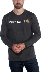 Carhartt Koszulka Carhartt EMEA Signature L/S Carbon - Koszulki męskie - miniaturka - grafika 1