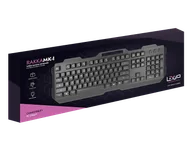 Klawiatury - LEXIP GAMING RAKKA-MK-I Czarny - miniaturka - grafika 1