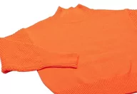 Swetry damskie - Libbi Damski sweter z dzianiny w stylu vintage pomarańczowy XS/S, pomarańczowy, XS - miniaturka - grafika 1