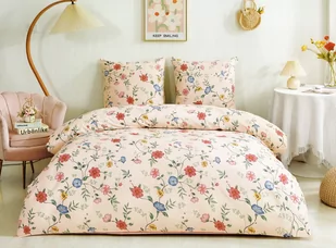 Pościel 200 x 220 3cz Satyna Bawełniana nr A1668 - Pościel - miniaturka - grafika 3