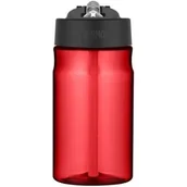 Akcesoria turystyczne - Thermos intak butelka do picia z słomka  Red (355 ML) 101610 - miniaturka - grafika 1