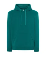 Bluzy męskie - Bluza dresowa  męska z kapturem kolor tropikalna zieleń roz.XXL - miniaturka - grafika 1