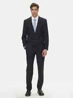 Garnitury - BOSS Garnitur H-Jeckson 50546122 Granatowy Regular Fit - miniaturka - grafika 1
