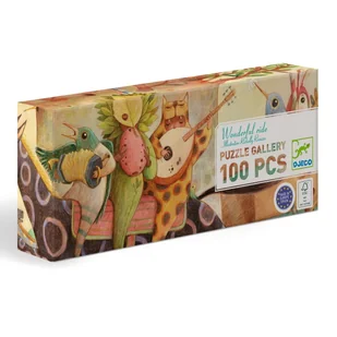 Puzzle tekturowe CUDOWNA JAZDA 100 elementów DJ07681 - Puzzle - miniaturka - grafika 1