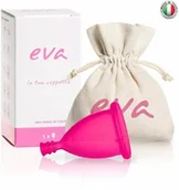 Kubeczki menstruacyjne - Kubeczek menstruacyjny Eva (różowy), rozmiar S, Dulac - miniaturka - grafika 1