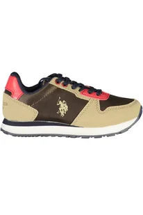 US POLO ASSN. BRĄZOWE BUTY SPORTOWE DZIECIĘCE - Portfele - miniaturka - grafika 1