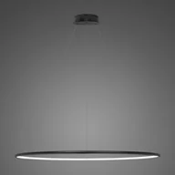 Lampy sufitowe - Lampa wisząca Ledowe Okręgi No.1 Φ120 cm in 3k czarna ściemnialna Altavola Design - miniaturka - grafika 1