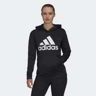 Bluzy sportowe damskie - Bluza z dużym logo adidas Aeroready - miniaturka - grafika 1