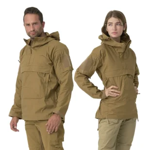 Kurtka Helikon-Tex Anorak Tracer Unisex - Polycotton Stretch Ripstop - Coyote - Odzież taktyczna i umundurowanie - miniaturka - grafika 1