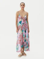 Sukienki - Maaji Sukienka letnia Japanese Eden Parrot PT2575CLD001 Kolorowy Regular Fit - miniaturka - grafika 1