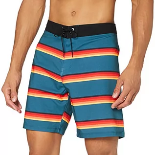 Kąpielówki męskie - Hurley Męskie szorty M Phtm Horizon 20' Board Shorts zielony Ash Green 31 CU0713 - grafika 1