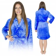 Szlafroki damskie - Szlafrok Collar Robe Dark Blue - S - miniaturka - grafika 1