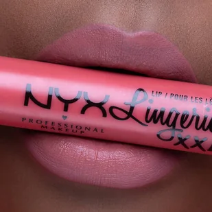 NYX Professional Makeup Professional Makeup - Lip Lingerie XXL Matte Liquid Lipstick - Matowa pomadka do ust w płynie - 4 ml - 07 - WARM UP NYXPUPML-4ML-06 - Szminki - miniaturka - grafika 6