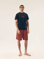 Piżamy damskie - Piżama męska Dash Henderson granatowy, czerwony 3XL - miniaturka - grafika 1