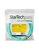Kable komputerowe i do monitorów - 10m OM4 LC to LC Multimode Duplex Fiber Optic Patch Cable - patch cable - 10 m - aqua (450FBLCLC10) - miniaturka - grafika 1