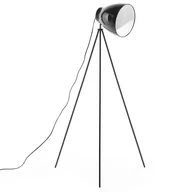 Lampy stojące - Beliani Lampa stojąca czarna TAMEGA - miniaturka - grafika 1