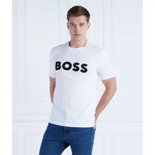 Koszulki męskie - BOSS T-shirt Tiburt 345 | Regular Fit - grafika 1