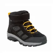Buty dla dziewczynek - Buty dziecięce Jack Wolfskin VOJO LT TEXAPORE MID K black / burly yellow XT - 29 - miniaturka - grafika 1